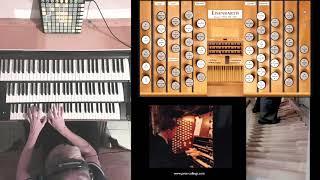 Homebrew Hauptwerk Organ Console Test -  'L'Improvisation au Tournevis' (Screwdriver Improvisation).