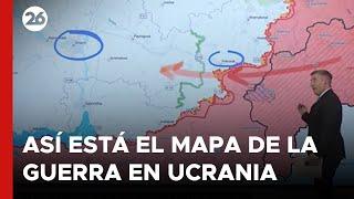 CONFLICTO RUSIA - UCRANIA | Así está el MAPA de la GUERRA