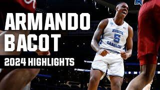 Armando Bacot 2024 NCAA tournament highlights