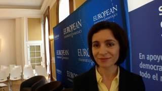 Maia Sandu, European Endowment for Democracy