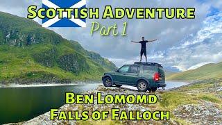 SCOTLAND ADVENTURE Loch & Ben Lomond Summit 978m a Munro - Wild Swimming - Camping UK