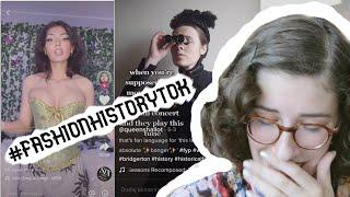 Reacting To Fashion History TikToks