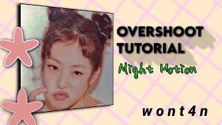 How to use Overshoot | Tutorial Alight Motion |