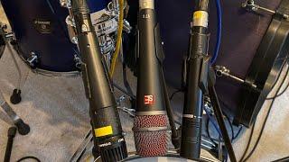 Snare Drum Microphone Comparison - Shure SM57, SE Electronics v7x, Beyerdynamic M201 N(c)