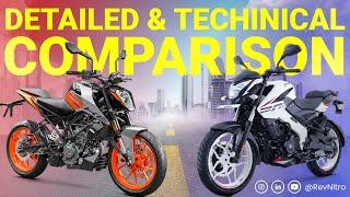 2023 KTM Duke200 VS Pulsar 200NS Tamil Comparison Review | RevNitro