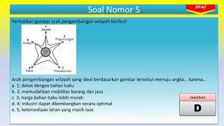 SOAL DAN PEMBAHASAN PAS-USBN-UTBK-SOSHUM GEOGRAFI- Kelas 12 - Konsep Wilayah dan Tata Ruang