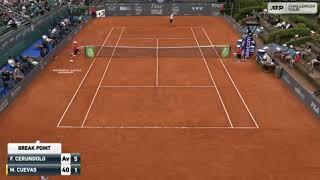 Francisco Cerundolo (ARG) vs Martin Cuevas (URU) Buenos Aires challenger 2021 QuarterFinal