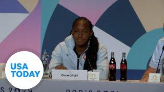 Coco Gauff becomes first tennis player to be Olympic flag bearer | USA TODAY