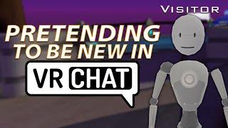 Pretending To Be New In VRCHAT