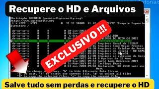 Como recuperar Arquivos de HD Corrompido sem perdas e Danos