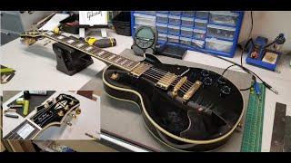 2014 Epiphone Les Paul Custom Pro - String Change and Setup for a Black Beauty!