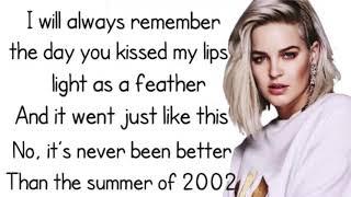 Anne-Marie -2002 [video lyric]