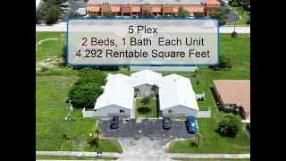 Cape Coral 5 Plex Multifamily Investment Property For Sale