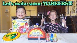 Crayola MARKER MAKER!!! Family Toy Review & Demonstration