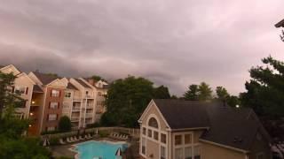 Summer Storm in Time Lapse