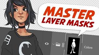  Master DIGITAL ART with MASKS  Layers tutorial 【 PART 2 】