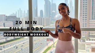 20min Full Body Workout - BODYWEIGHT | Build Muscle & Strength