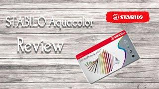 Stabilo Aquacolor (water colour pencil) Review