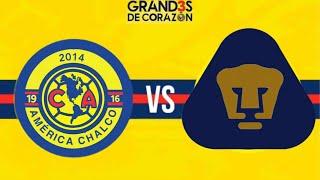 América Chalco vs Pumas oceania / cat 2014 / jornada 8 / prodefut