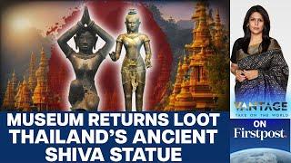 1,000-year-old Looted "Golden Boy" Shiva Statue Returned to Thailand | Vantage with Palki Sharma