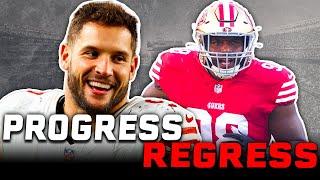 ESPN says 49ers Defensive Lineman Have Regressed - Is It True? | Krueger & Raj