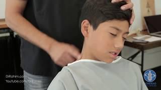 Soccer Player with Stuck Neck and Pain gets HELPED with Dr. Rahim Gonstead Chiropractor