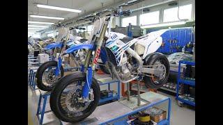 TM Racing Factory Tour - Part 4 (of 5) (bike assembly, race shop)