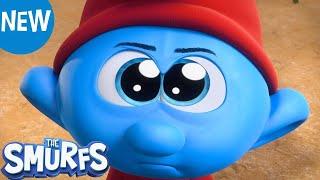 Who Turned Papa Smurf Into A Baby? | The Smurfs 3D | Cartoons For Kids