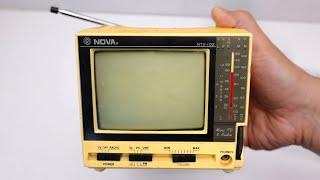 RESTORE and Upgrade a Vintage Mini TV to its Former GLORY! Restoration & Repair - ASMR