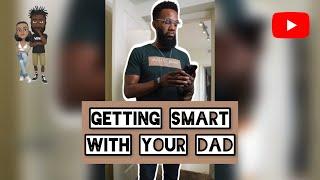 When you get smart with your Dad again ‍️ #comedy #theclassiiics #dad #parents #kids #funny