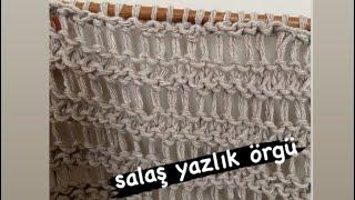 ️ Yazın Hit Örgüsü! Kolay ve Şık Salaş Örgü Modeli (Anlatımlı) ️ #salaşörgü #craft #crochet #diy