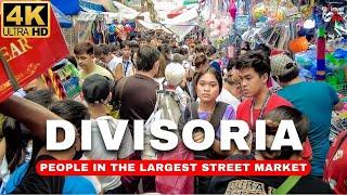 [4K] Philippines' LARGEST Bargain Market | Divisoria Street Walk Tour 2024