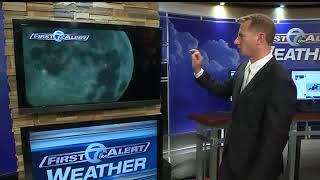 2016-07-18 Did meteorologist Andy Parker catch a UFO passing over the Moon live (by WKBW)