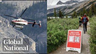 Global National: June 20, 2025 | Banff rockslide not "foreseeable or preventable” Parks Canada says