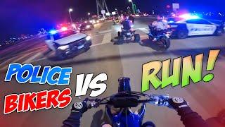 BIKERS VS COPS - Motorcycles chased by Police Compilation 2023