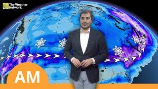 Canada's National Forecast: Extreme Cold and Snow Hold On | #WeatherAM