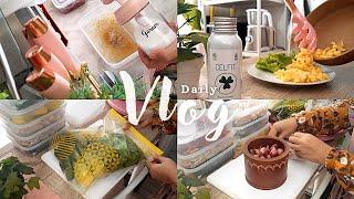 DAILY VLOG‼️ Sarapan Diet Sehat, Food Preparation Untuk 5 Hari Di Dapur Pink #irt #dapurminimalis