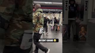 MTA INSTANT KARMA ‼️ #nyc #mta #karma