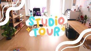 Studio Tour! I show you my happy place :)