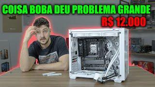 ELE MONTOU UM PC GAMER DE 12.000 REAIS E AO INSTALAR A GPU FERROU COM TUDO