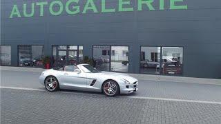 Mercedes-Benz SLS AMG. EZ:5.2012, B & O, silber Leder Bicolor,5.71PS