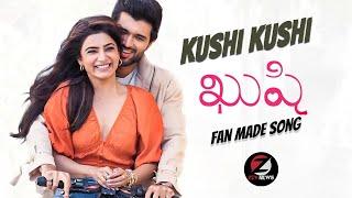 Kushi Title Song - Full Video | Vijay Deverakonda, Samantha | Hesham Abdul Wahab | Shiva Nirvana