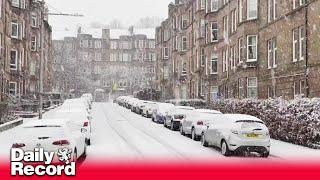 Scotland to face snow bomb as weather maps predict 29 inch flurries