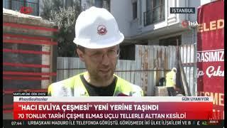 "Hacı Evliya Çeşmesi" Yeni Yerine Taşındı