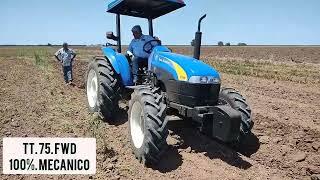 TT75 FWD. BARBECHANDO CON ARADO 3 DISCOS INTERNATIONAL TERRENO MUY DURO ️FUERTE, AGIL, ECONOMICO