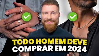 Os 7 ACESSÓRIOS que TODO HOMEM DEVERIA Comprar em 2024 (Você já tem todos Eles?) | Moda Msculina