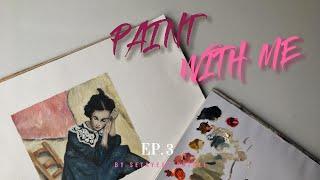 ART Vlog Alla prima technique let's paintttttولاگ هنری