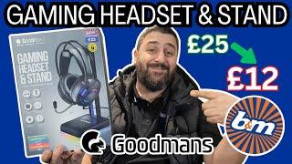 Goodmans Gaming Headset & Stand