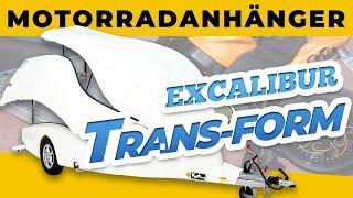 Der beste Motorradanhänger? Der Excalibur S2 TRANS-FORM - bei KOCH PKW Anhänger