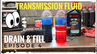 Toyota 4Runner • FREE Maintenance Tech Tips - DIY Transmission Fluid (Drain & Fill) A750F   Part 1